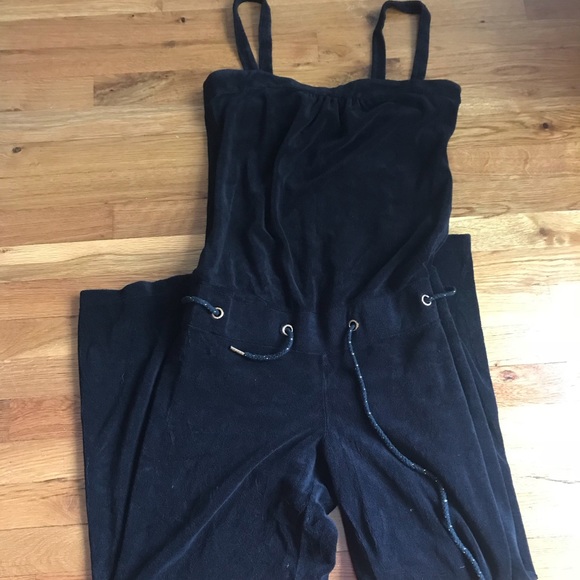 Juicy terry cloth jumper overalls M